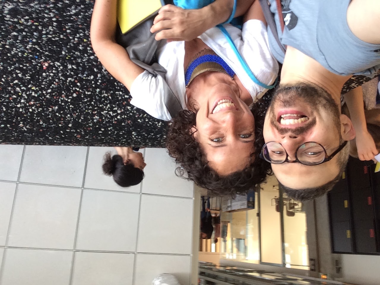 Sophie et moi qui rigolons